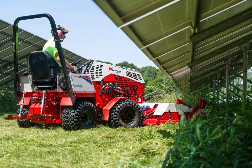 Ventrac Tough Cut Mower Attachment - mowing at farm environment