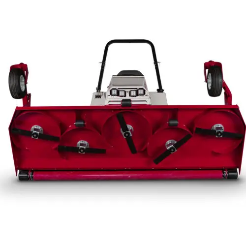 Enlarge Picture / Press Link · Ventrac Wide Area Mower - The rear discharge on the Wide Area Mower makes it a great choice for mowing areas where mower debris is a concern, perfect for professional property management and university mowing.