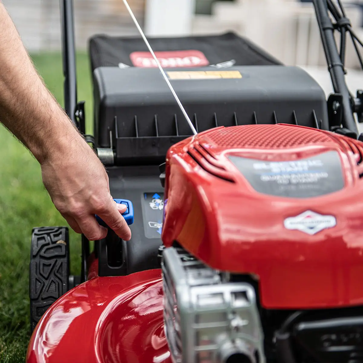 Awd push lawn mower best sale