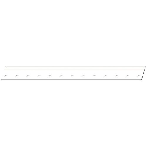 A long, straight bedknife with multiple mounting holes, designed for precise turf cutting applications