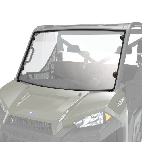 Polaris Lock & Ride Full Windshield | Hard Coat Poly