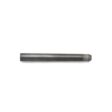 A long, cylindrical carbide hollow tine with a dark finish, designed for turf aeration