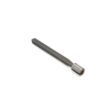 Metal tine-cross tool with a hexagonal end, shown from a side angle against a white background