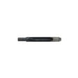 A long, narrow quad tine tool with a dark finish, designed for use with Toro Titan equipment