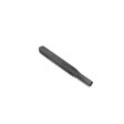 Black steel cross tine with a tapered end, designed for Toro equipment, shown from a side angle
