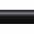 Solid round tine with a tapered end, featuring a black finish and cylindrical shape