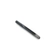 A carbide tine with a tapered design, featuring a black finish and a smooth surface