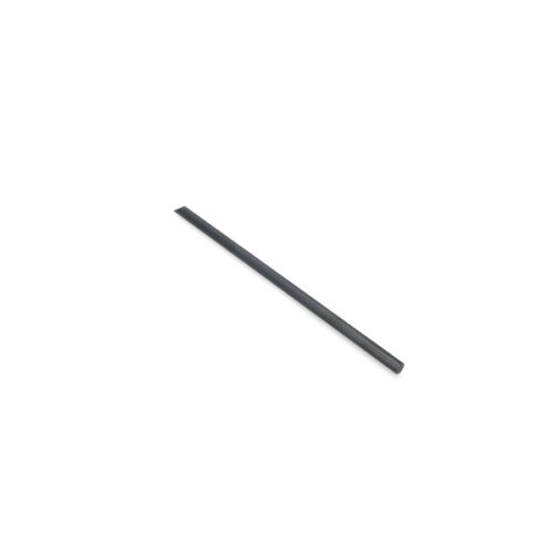 Solid black metal tine, 12mm thick and 12.25 inches long, shown on a white background