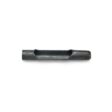 Heavy-duty black metal tine with a side eject design, showing a smooth, elongated shape