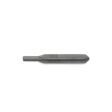 Solid cross tine in gray, featuring a tapered design, suitable for Toro equipment