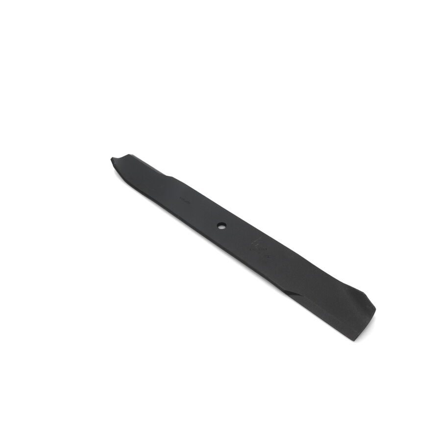 623_10f28de8-8147-4354-961b-7420e4e77364 Black Toro standard blade with a straight cutting edge, designed for specific mower models