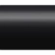 Black hollow tine with a tapered end, showcasing its cylindrical shape and carbide material