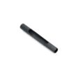 Black tapered tine with a hollow center, designed for side eject functionality in lawn equipment