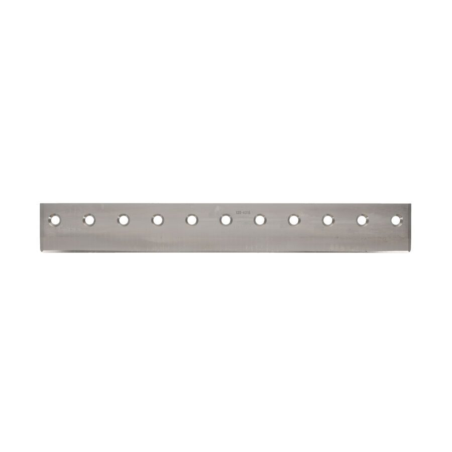 623_1dd1236f-c499-4d7c-851b-5b2fc30da1ab Metal bedknife with multiple holes, showcasing a sleek design for precise cutting performance
