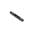 A black metal tine with a side eject design, showing a cylindrical shape and a cutout section