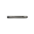 Gray carbide tine with a cylindrical shape and a groove, designed for Toro equipment