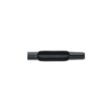 Black side eject tine with a cylindrical shape, designed for fairway equipment use