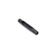 Black side eject tine with a cylindrical shape, designed for lawn care equipment