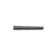 A black hollow tine tool, cylindrical shape, designed for aerating soil in gardening