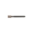 Metal tine cross attachment with a cylindrical base and pointed end, designed for garden tools