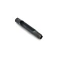 Heavy-duty side eject tine in black, featuring a cylindrical shape and a central groove
