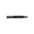 A black carbide tine with a tapered end, designed for side eject applications