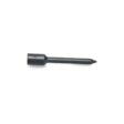 Solid round tine with a pointed end, black color, and cylindrical base, measuring 4.50 inches long