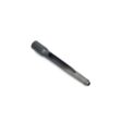 A gray carbide tine with a hollow center, angled for side eject, shown on a white background
