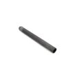 A long, cylindrical carbide hollow tine with a dark metallic finish, designed for lawn care equipment