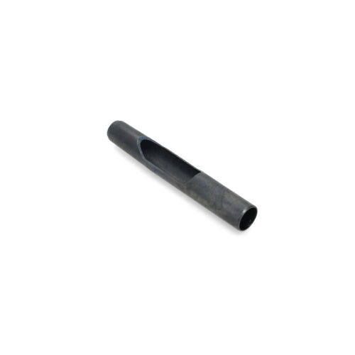 Black metal tine with a side eject design, featuring a hollow center and smooth finish