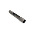Metal side eject tine with a cylindrical shape and a cutout section, designed for tilling equipment
