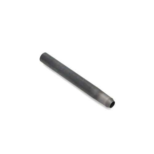 A long, cylindrical hollow tine in dark gray, designed for aeration and soil health