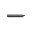 Solid round tine in black, 4.50 inches long with a pointed tip for efficient soil penetration