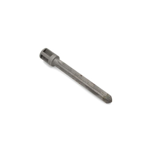 A gray carbide tine with a cylindrical base and pointed tip, designed for heavy-duty use