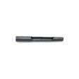 Black side eject tine with a hollow center, showing a cylindrical shape and smooth surface