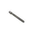Metal tine cross tool with a cylindrical top and pointed end, designed for soil aeration