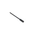 Solid round tine with a tapered end, featuring a black finish and cylindrical base