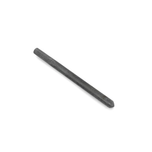 A solid metal tine, 5.50 inches long, with a tapered end, shown on a white background