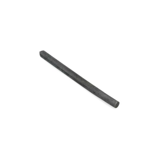 A solid black cross tine, 5.50 inches long and 0.38 inches wide, shown at an angle