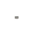 Metal sleeve-tine component, cylindrical shape, gray color, designed for gardening equipment use