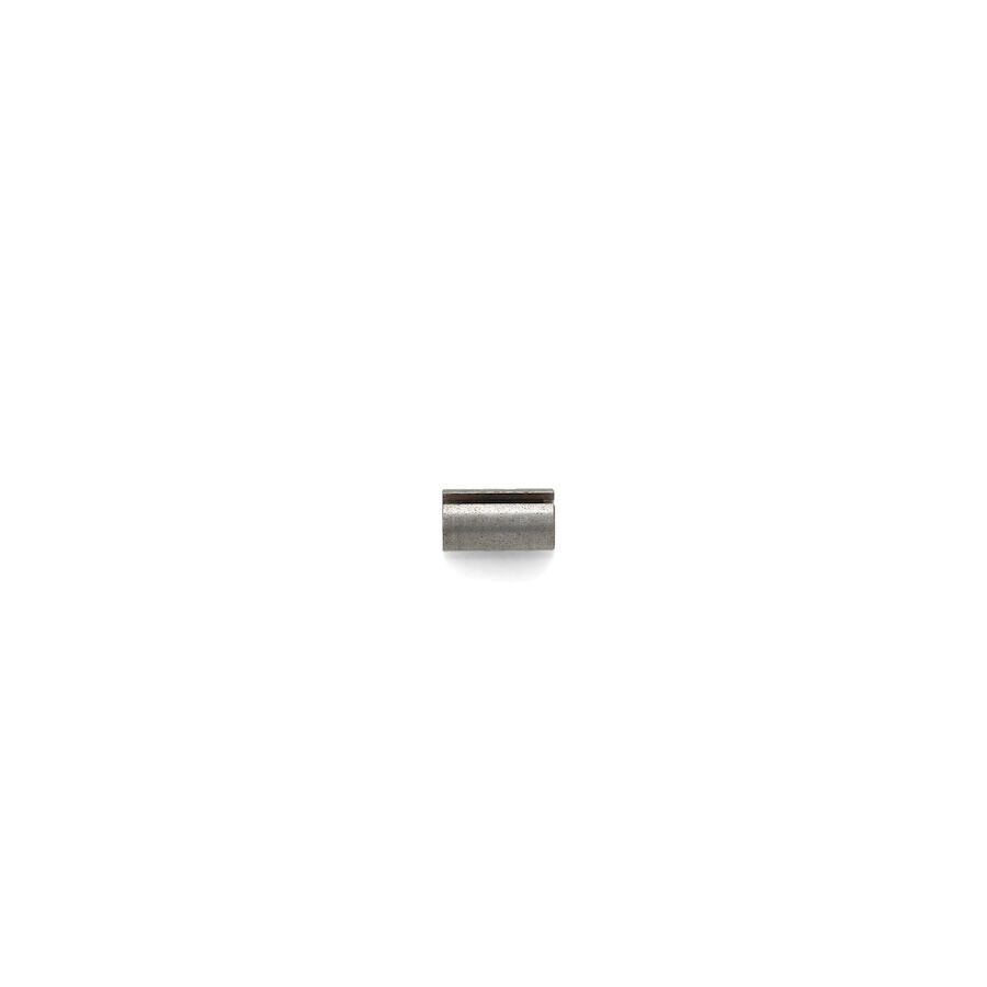 623_58471d0b-20b6-4975-8738-df950e07cfaa Metal sleeve-tine component, cylindrical shape, gray color, designed for gardening equipment use