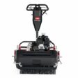 Front view of a Toro Greensmaster 1026 walk-behind mower showcasing its engine and cutting deck