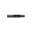Metal tine with a side eject design, cylindrical shape, and a smooth black finish