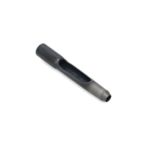 A black metal tine with a hollow center, designed for the Toro Titan Max side eject system