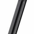 Black cross tine with a tapered end, designed for tilling and soil aeration