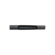 A black extended taper tine with a central groove, designed for side eject functionality