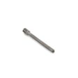 A single carbide tine with a pointed end, showcasing a metallic finish and cylindrical shape
