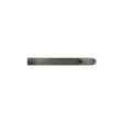 A carbide tine with a cylindrical shape, featuring a tapered end and a dark metallic finish