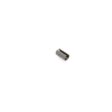 Small metal sleeve-tine component, cylindrical shape, shown on a white background