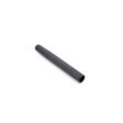 A black hollow tine with a cylindrical shape, designed for lawn aeration and soil health
